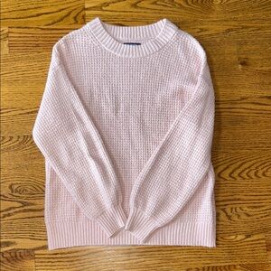 American Eagle Outfitters Light Pink Crew Neck Sweater